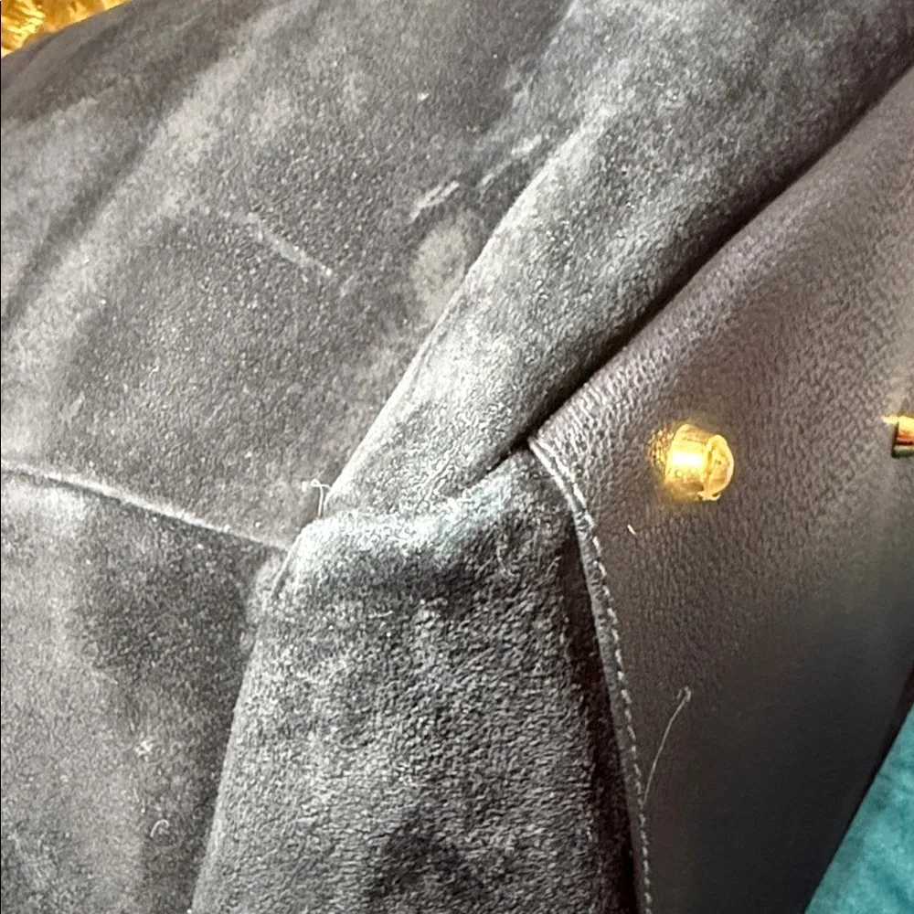 Gucci Black Suede Tote Bag - Picture 8 of 14